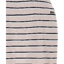 Multicolor Cotton Midi Skirt