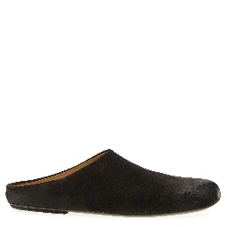 Brown Calfskin Mules