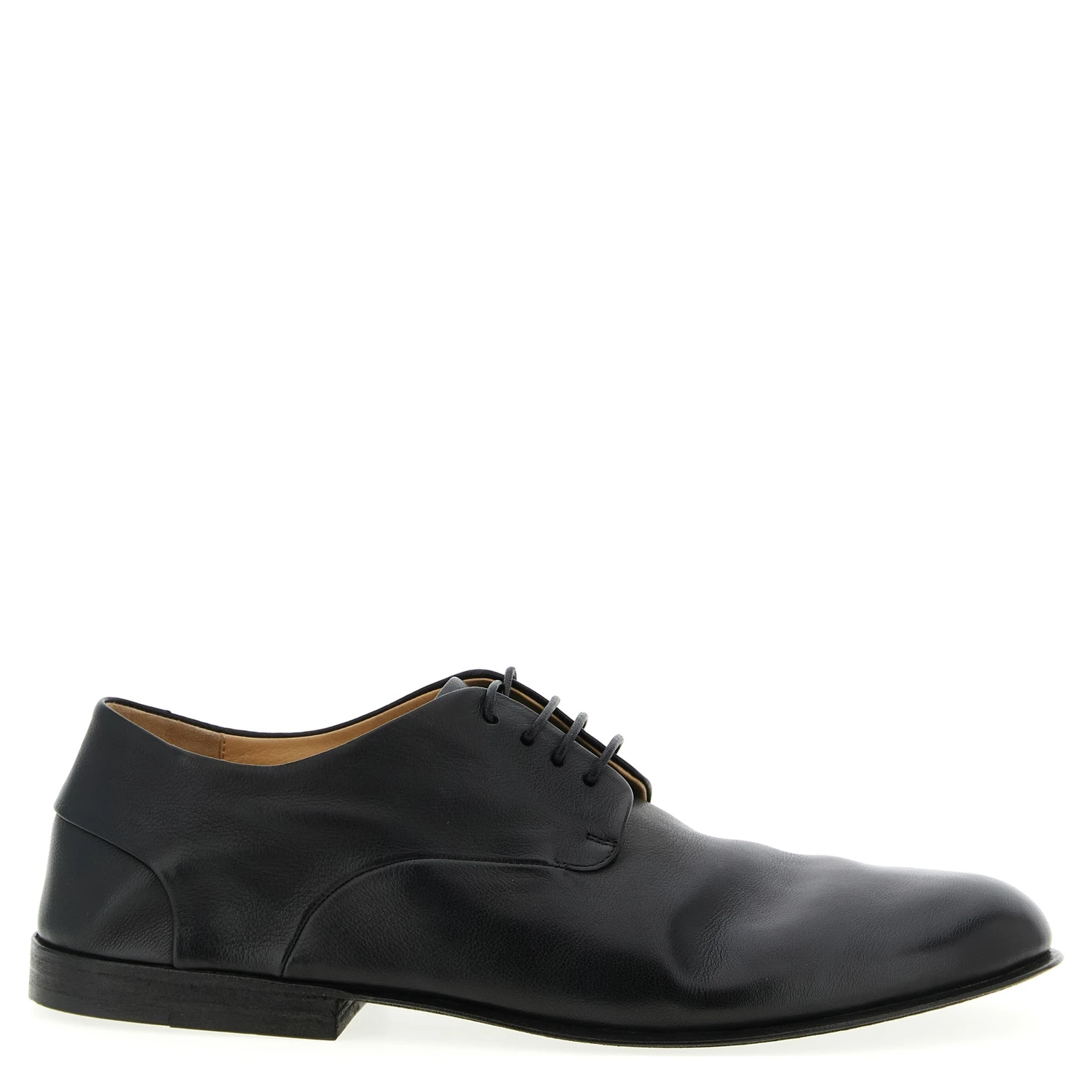Black Calfskin Oxfords And Derbies