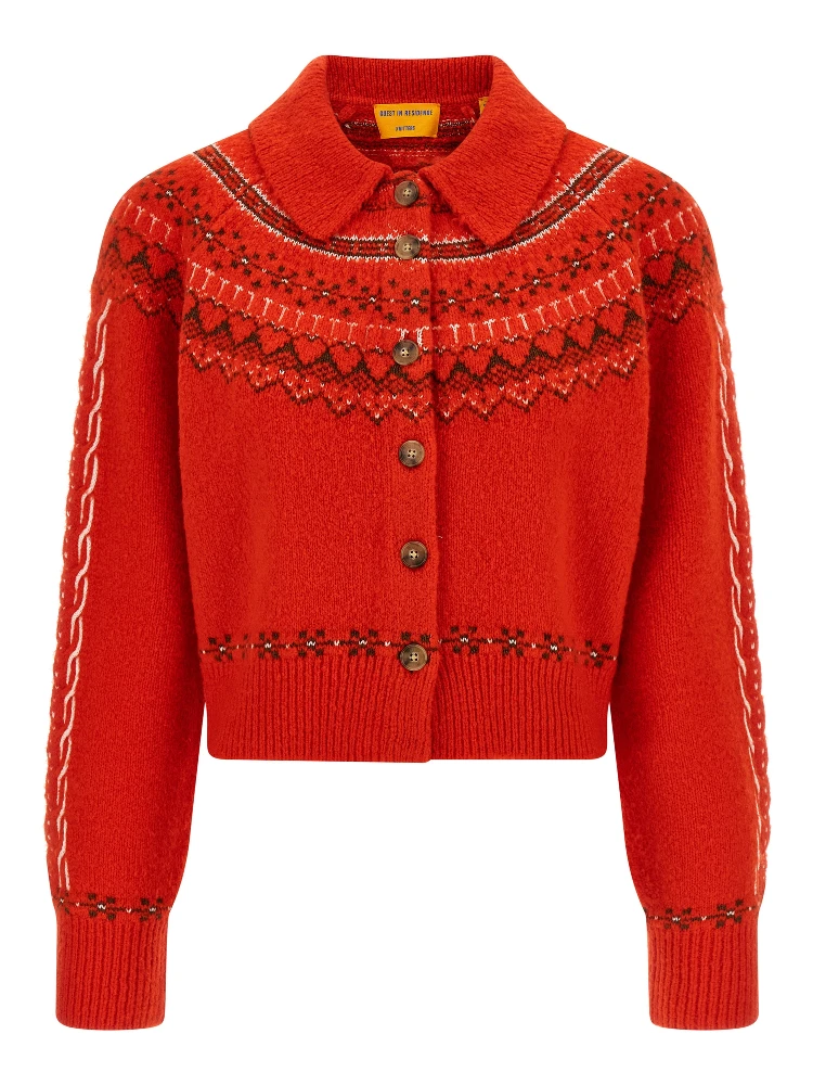 Multicolor Wool Cardigan