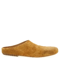 Brown Calfskin Clogs