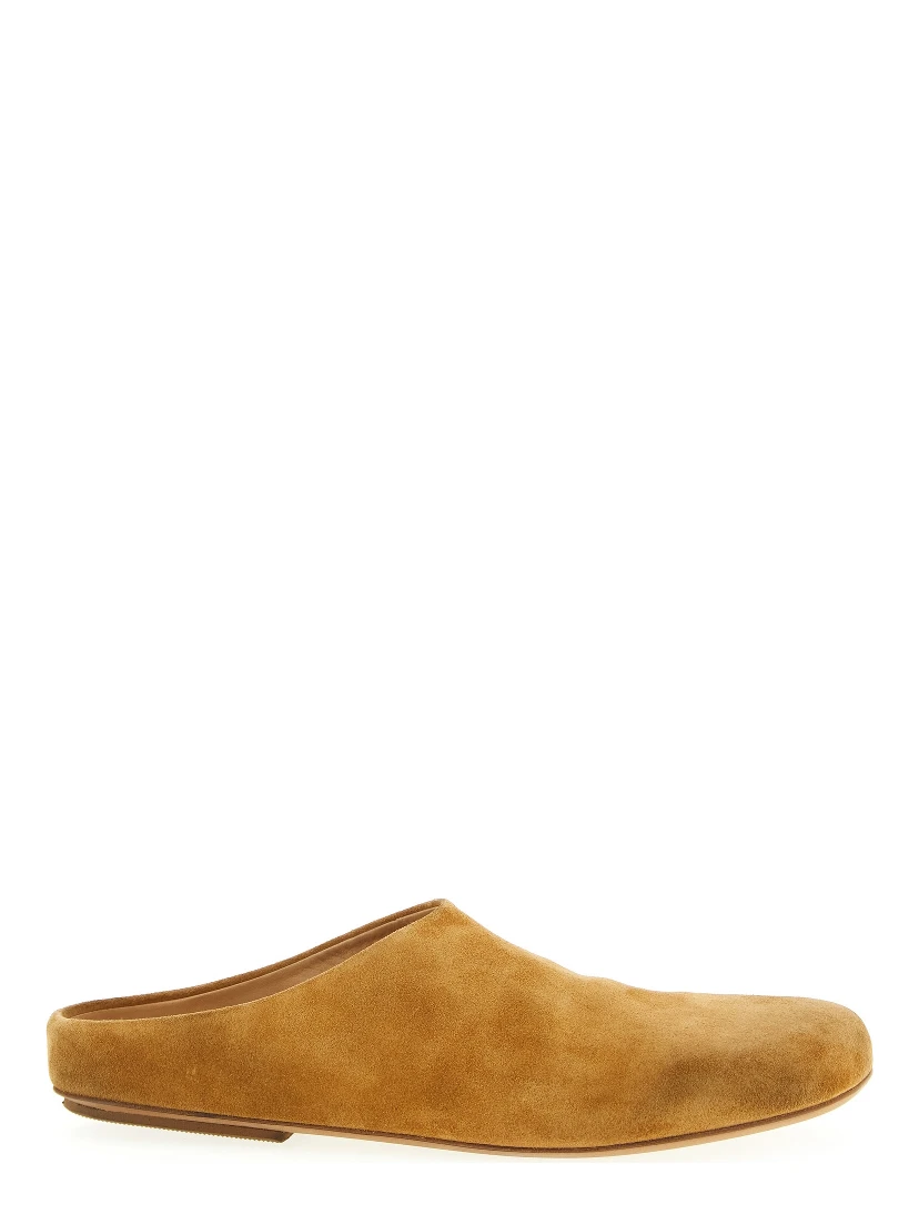 Brown Calfskin Clogs