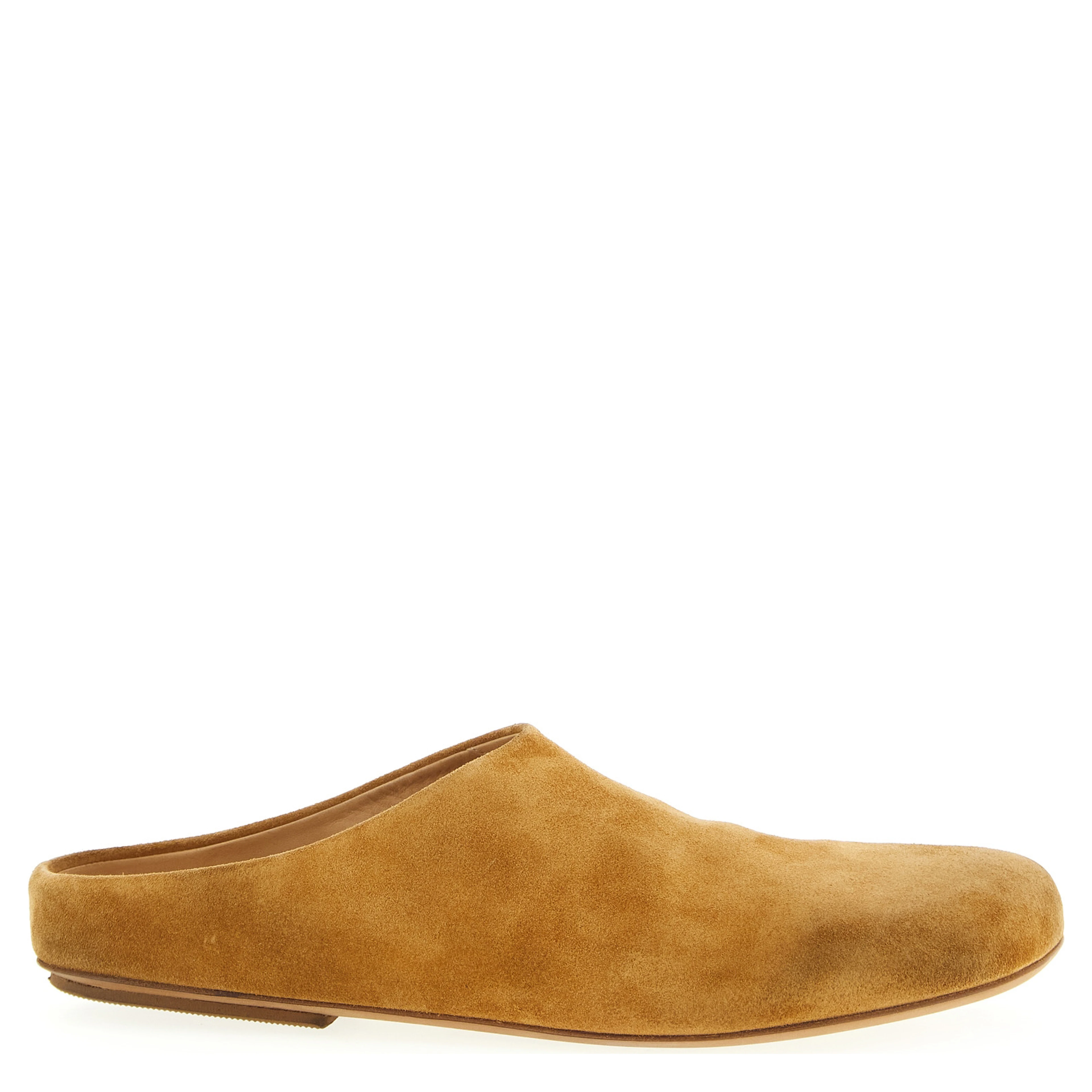 Brown Calfskin Clogs