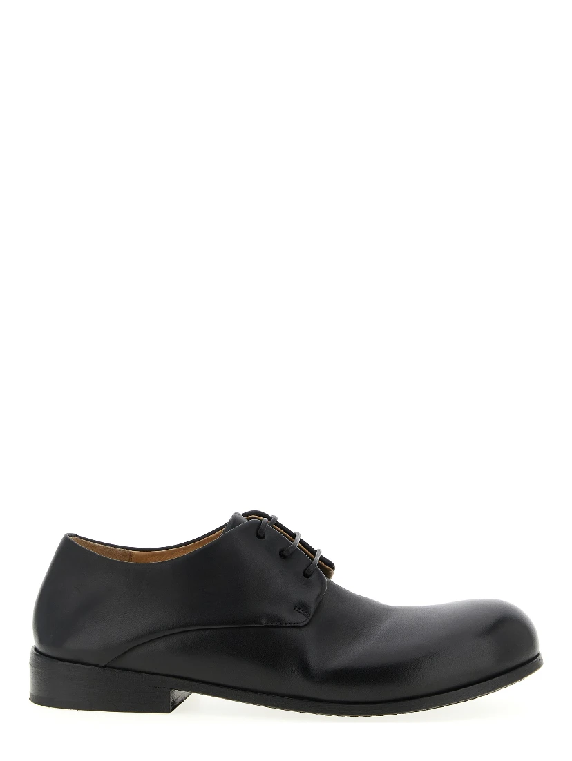 Black Calfskin Oxfords And Derbies