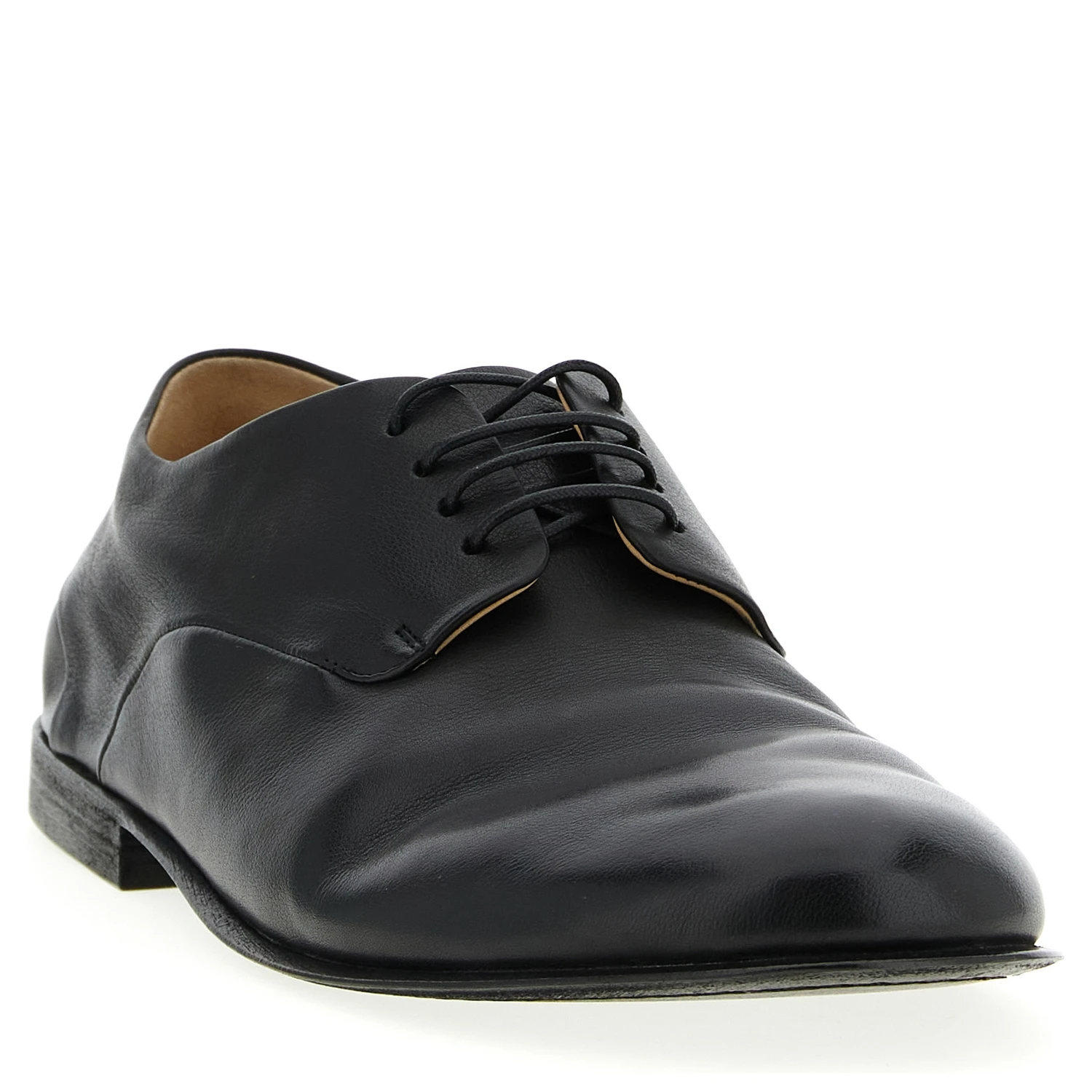 Black Calfskin Oxfords And Derbies