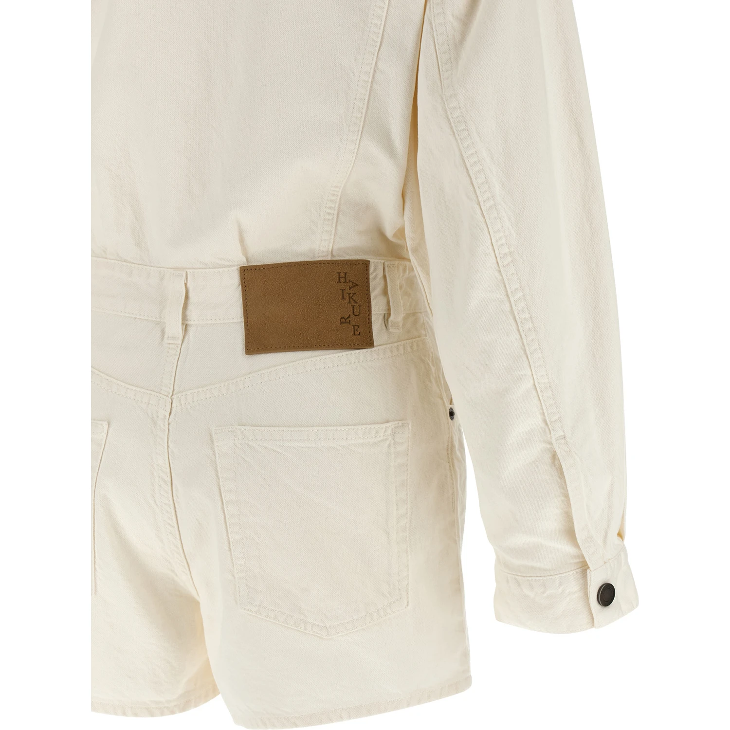 White Cotton Rompers