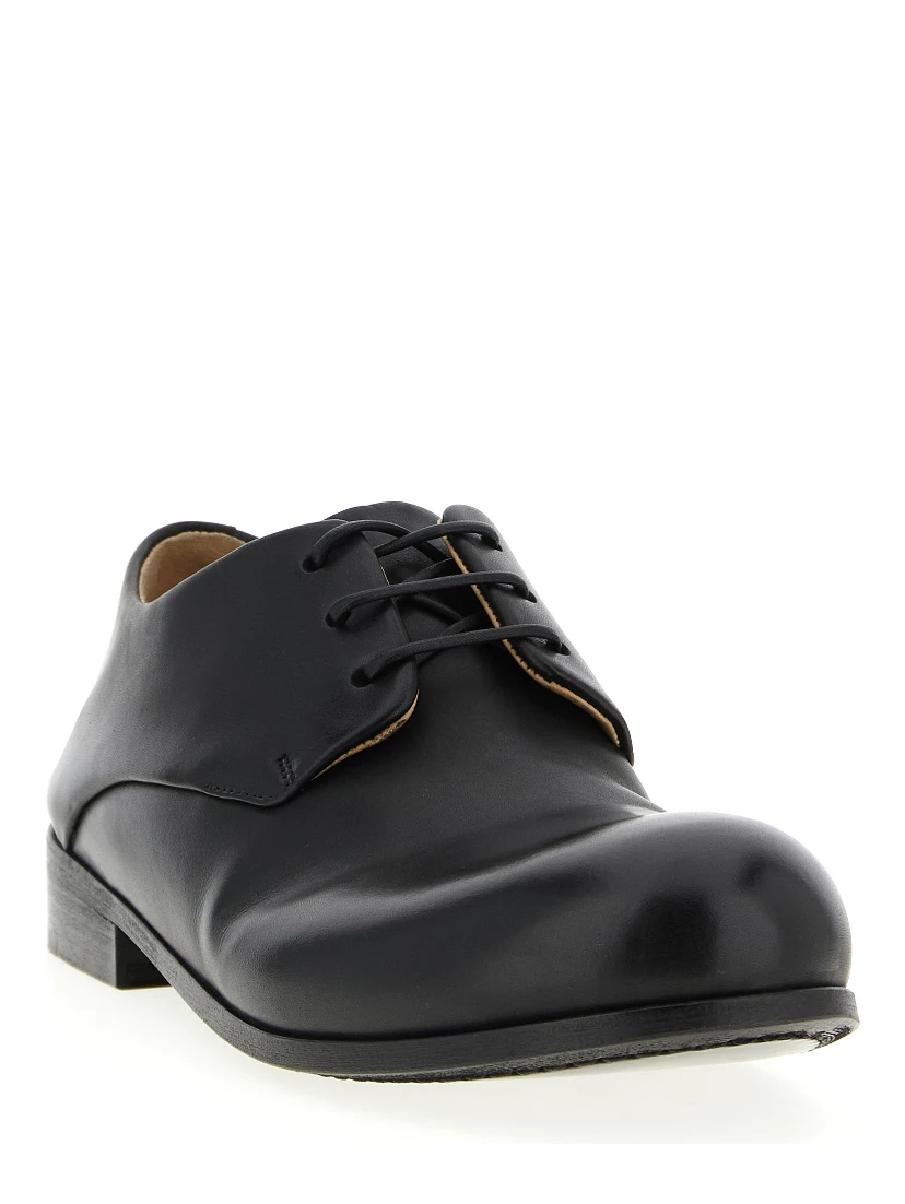 Black Calfskin Oxfords And Derbies