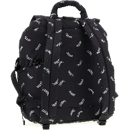 Black Polyester Backpack