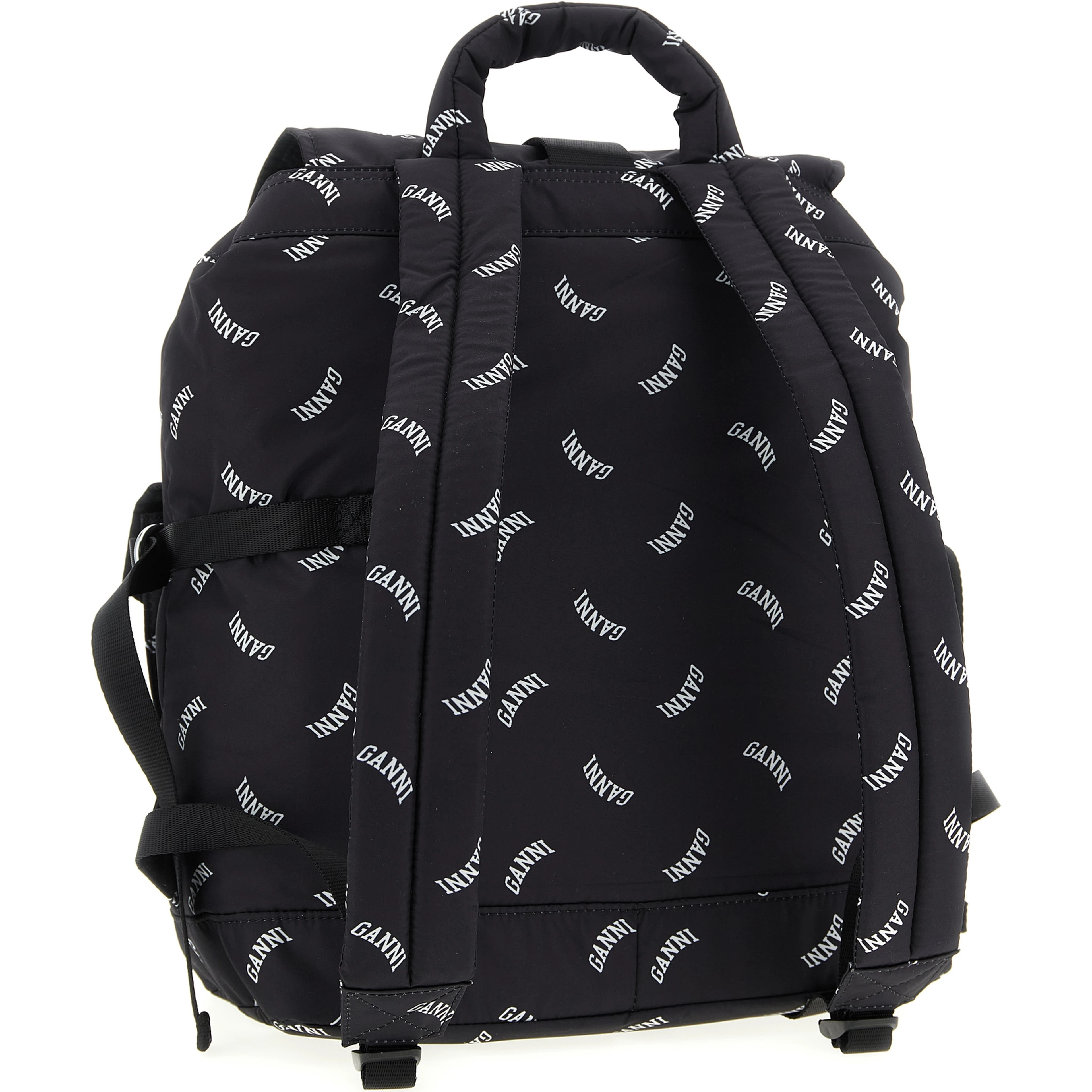 Black Polyester Backpack