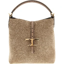 Beige Calfskin Handbag