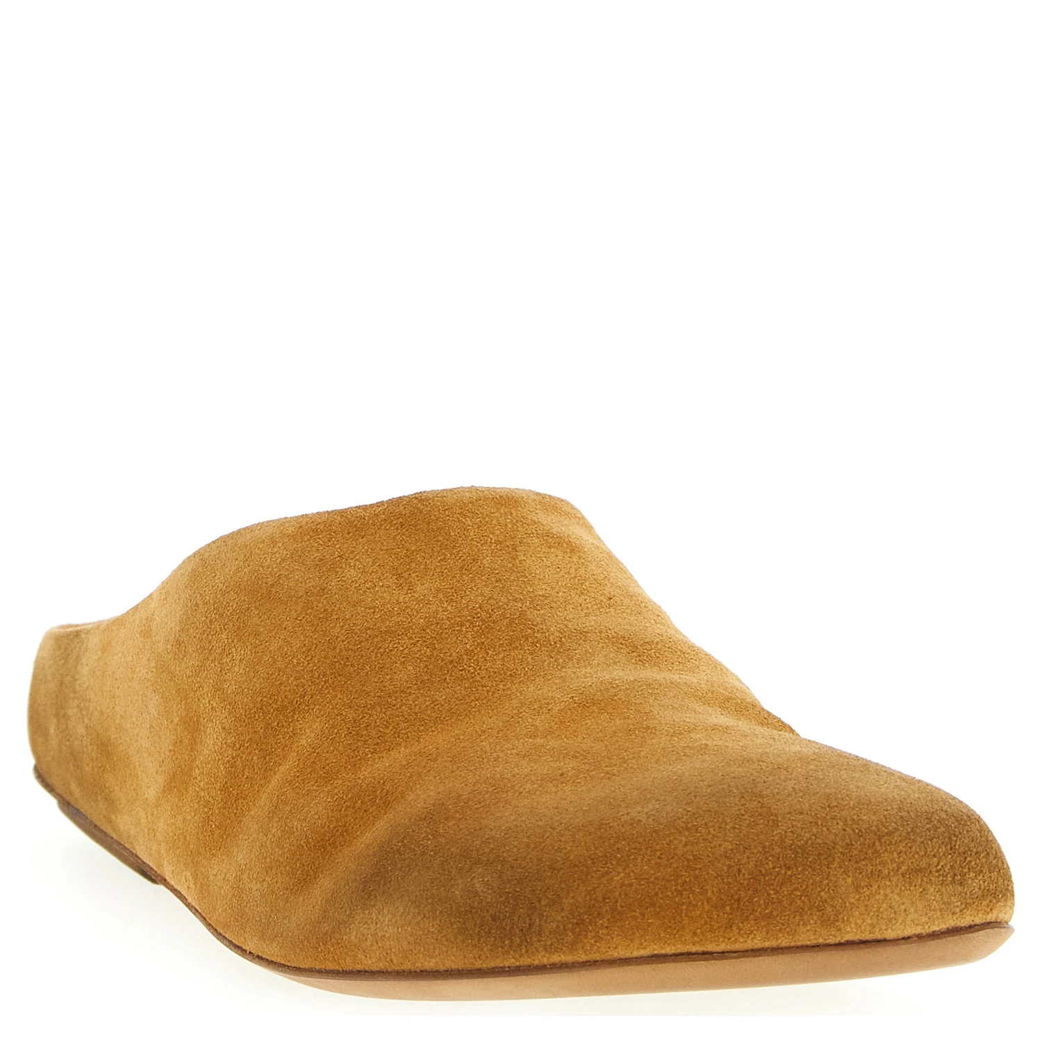 Brown Calfskin Clogs