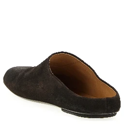 Brown Calfskin Mules