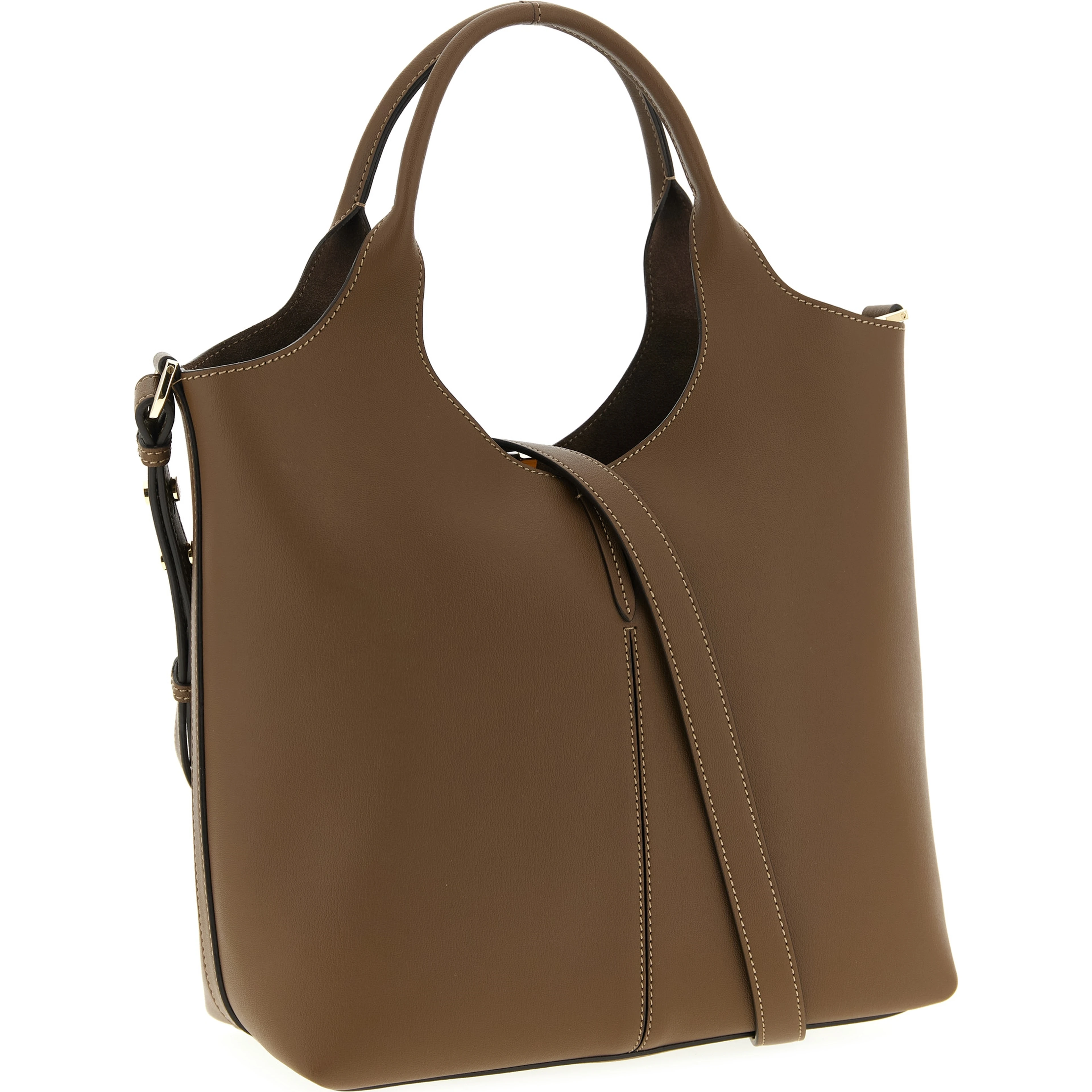 Brown Calfskin Handbag