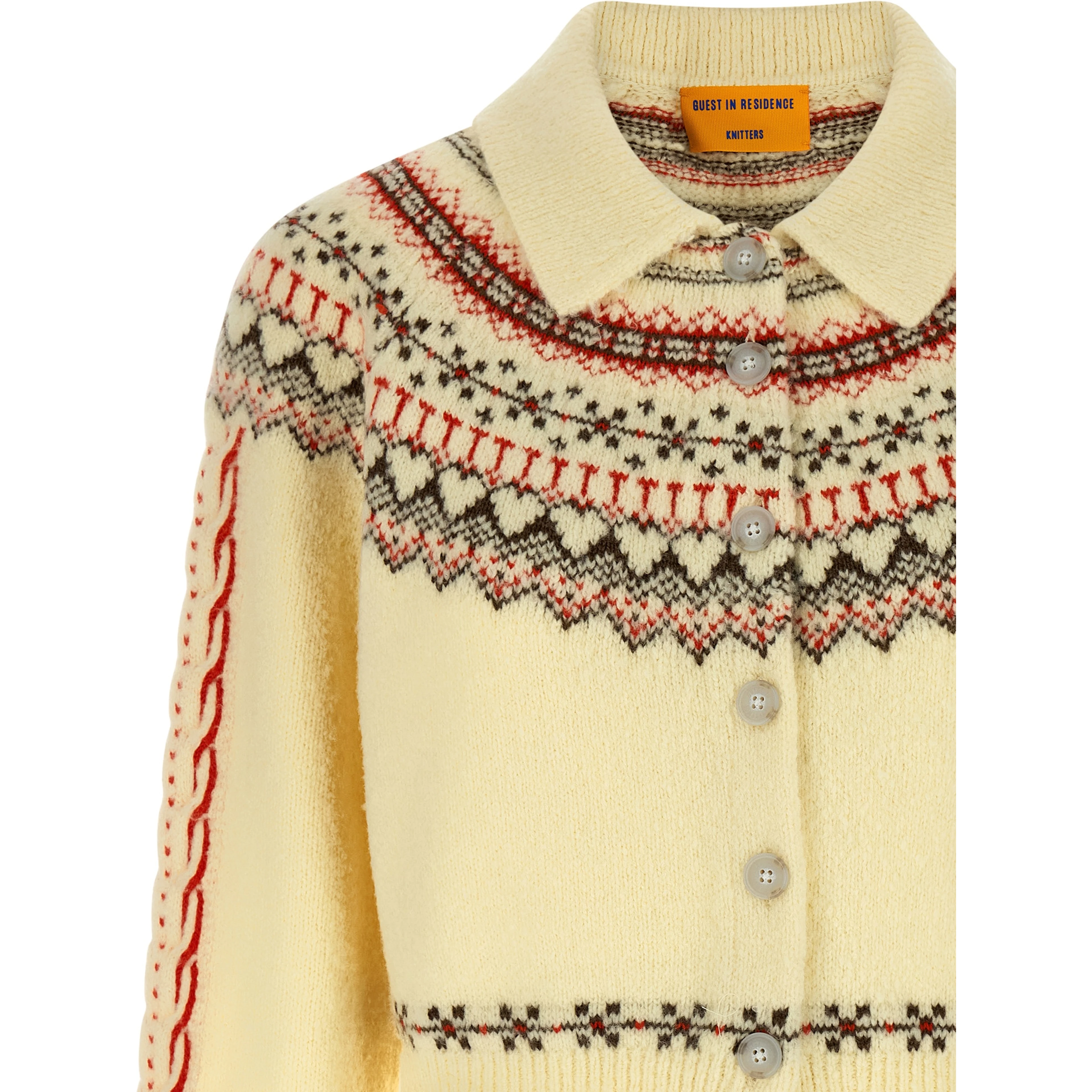 Multicolor Wool Cardigan