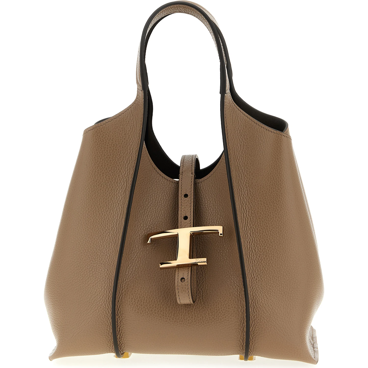 Beige Calfskin Handbag