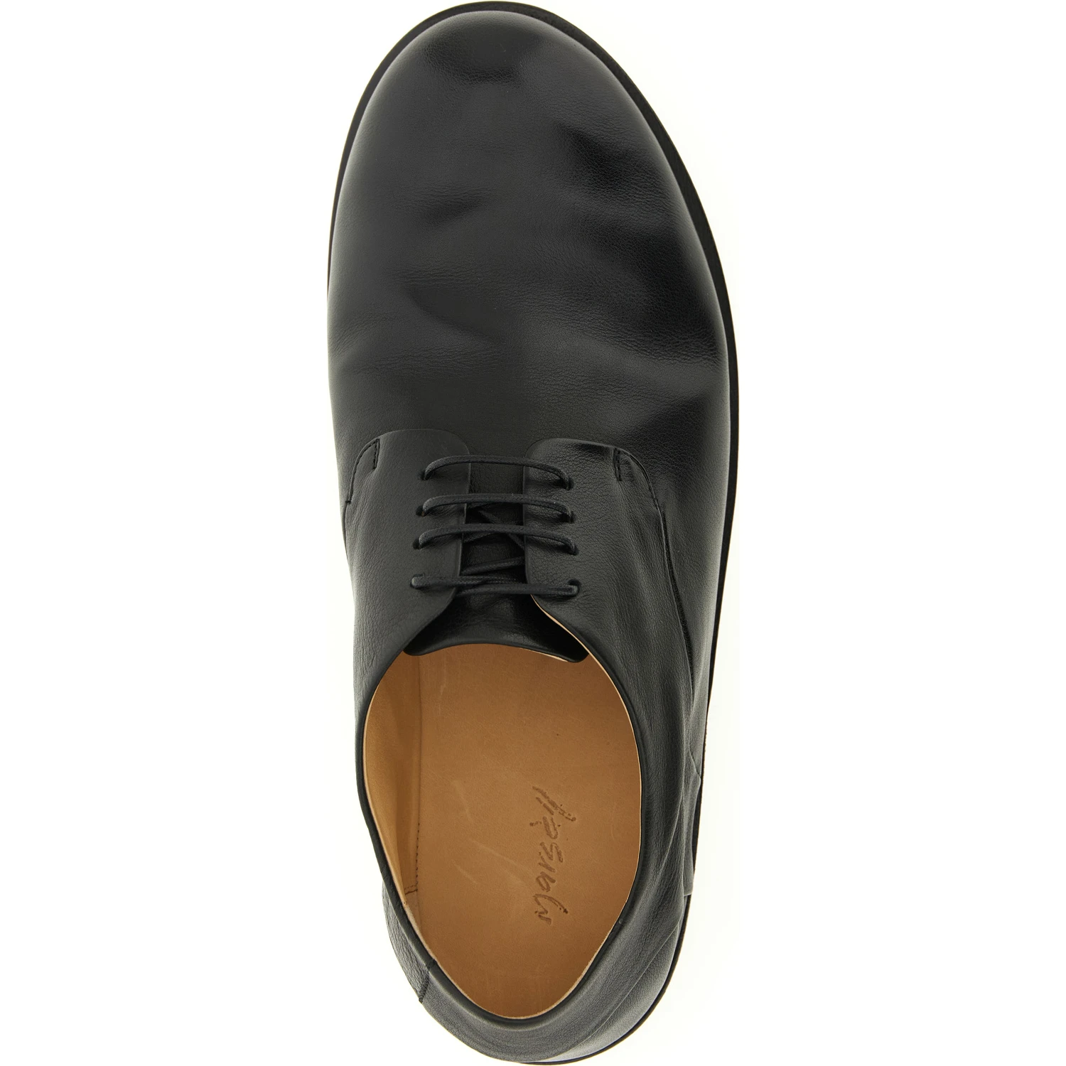 Black Calfskin Oxfords And Derbies