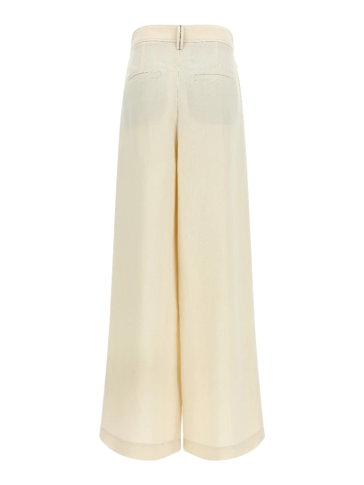 White Viscose Casual Pants alternative