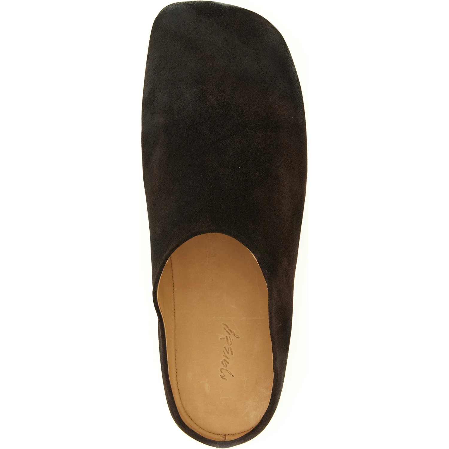 Brown Calfskin Mules