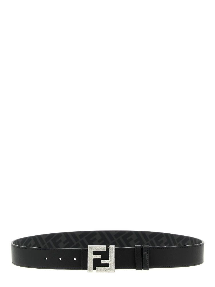 Black Calfskin Regular Belt