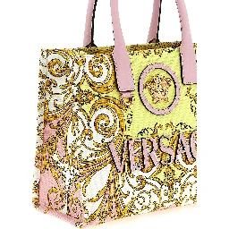Multicolor Cotton Tote Bag