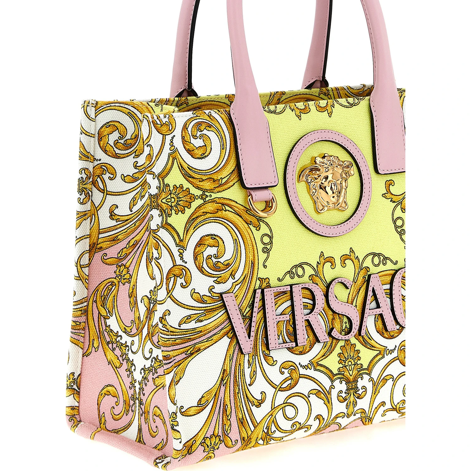 Multicolor Cotton Tote Bag