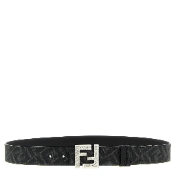 Black Calfskin Regular Belt