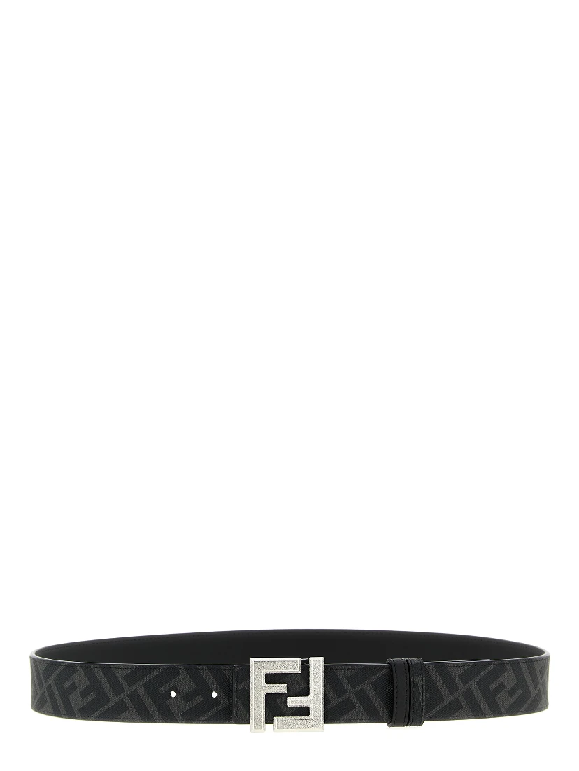 Black Calfskin Regular Belt