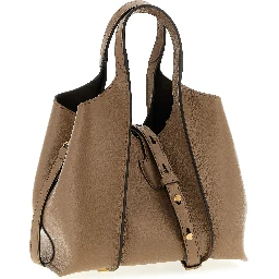 Beige Calfskin Handbag