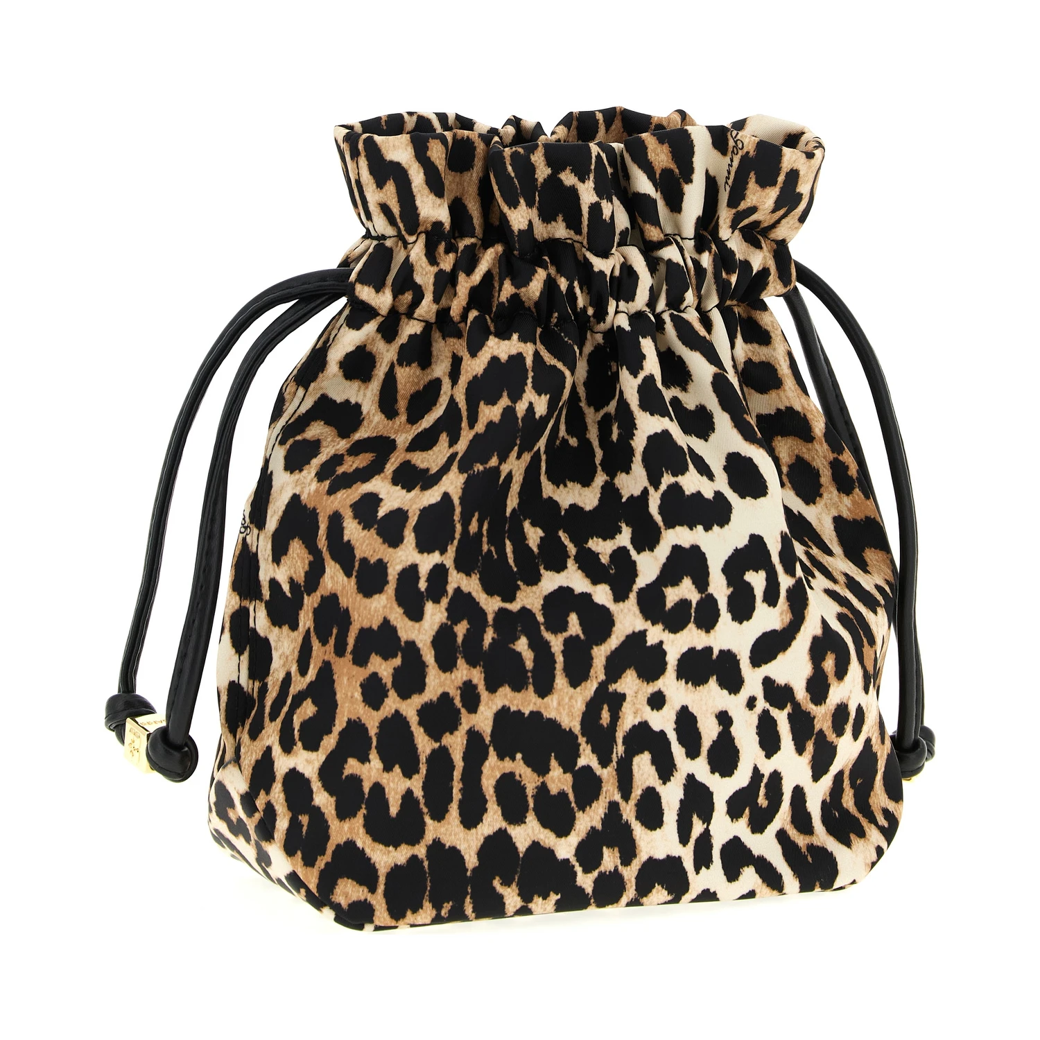 Brown Recycled Polyamide Clutch Bag
