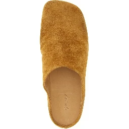 Brown Calfskin Clogs