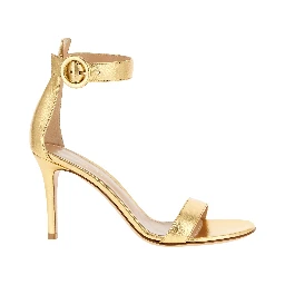 Multicolor Lamb Leather Stiletto Heel Sandals