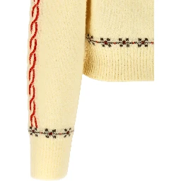 Multicolor Wool Cardigan
