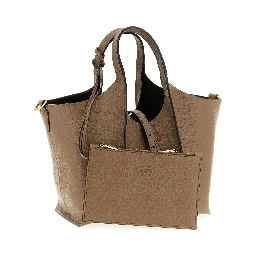 Beige Calfskin Handbag