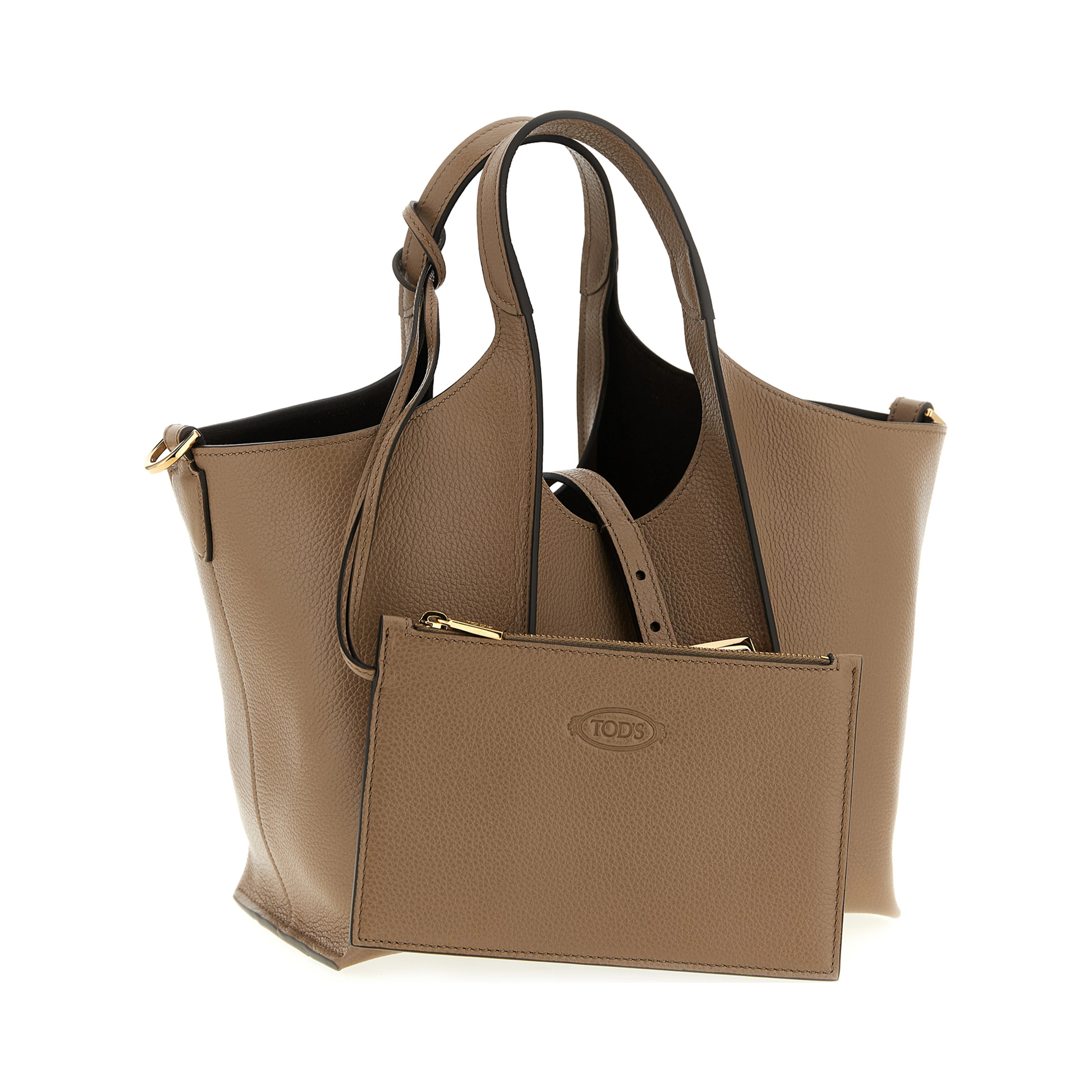 Beige Calfskin Handbag