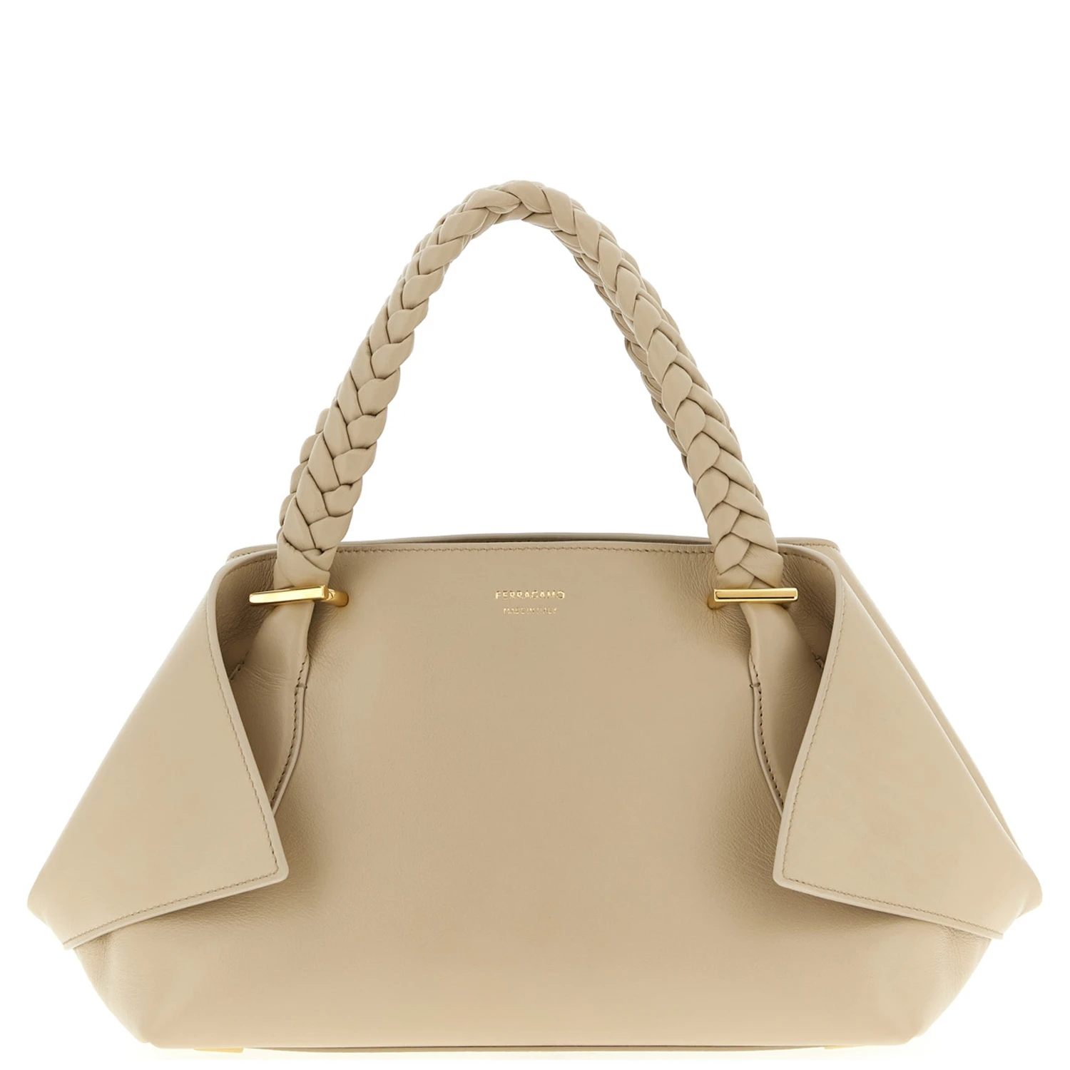 Gray Calfskin Handbag