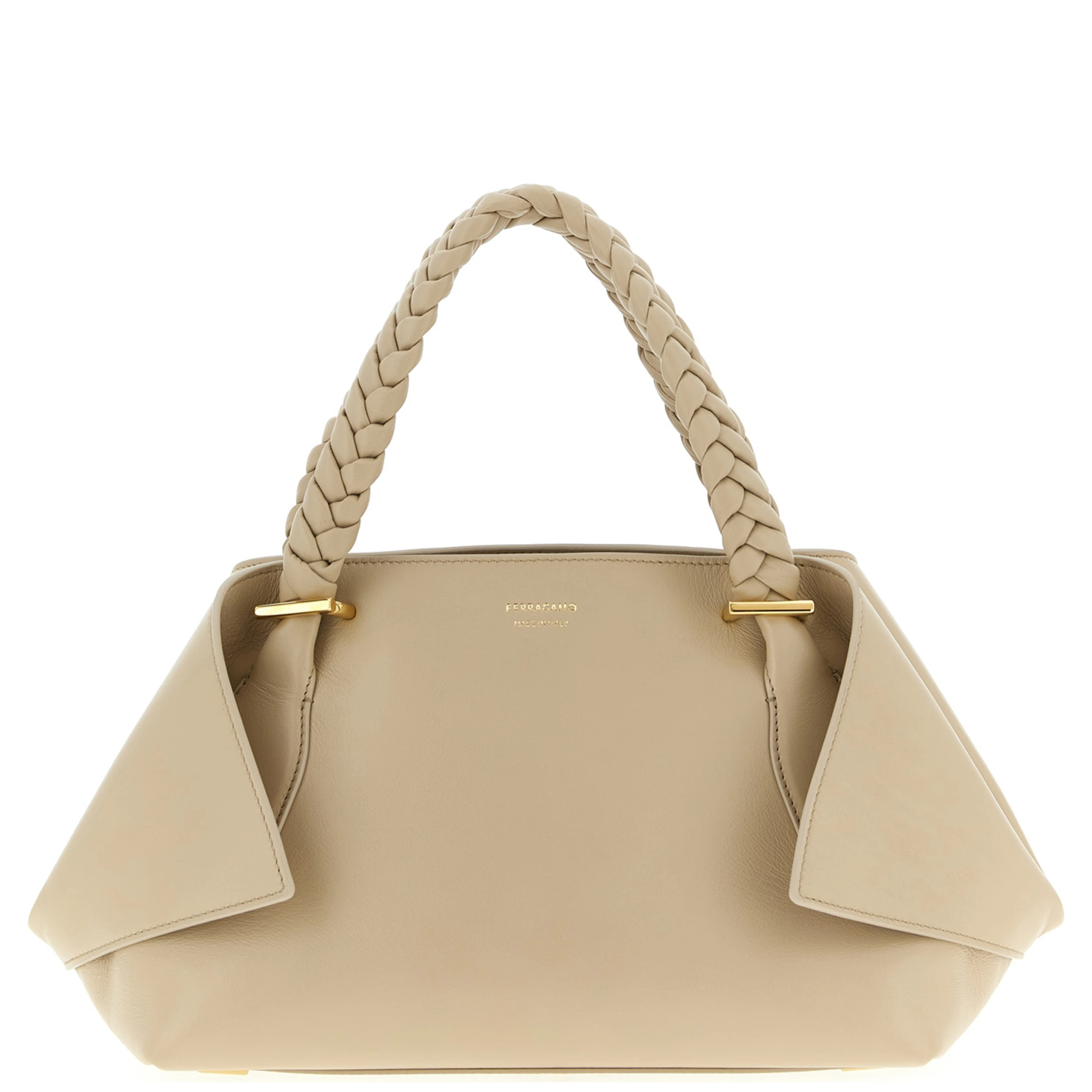 Gray Calfskin Handbag