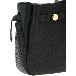 Black Cowhide Crossbody Bag