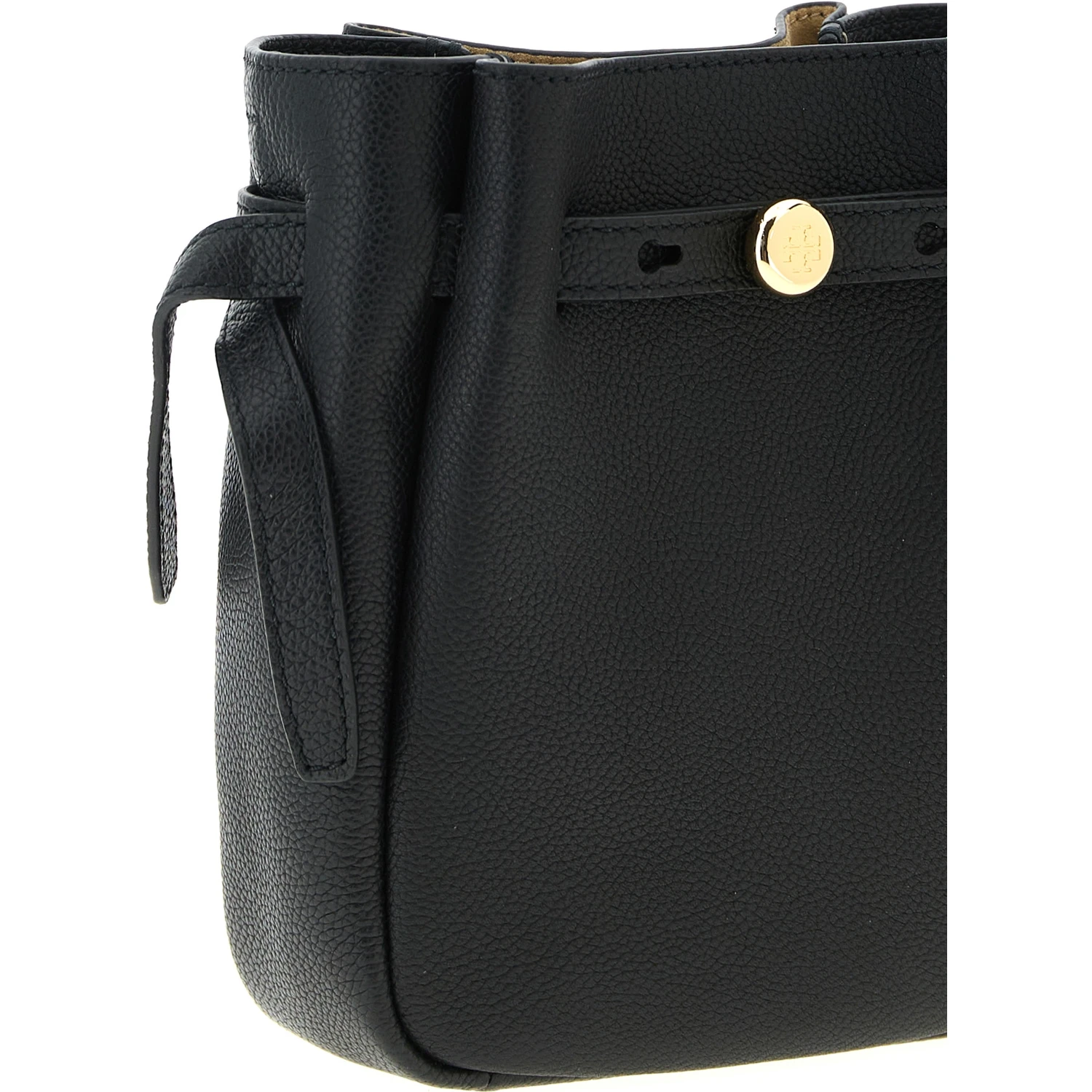 Black Cowhide Crossbody Bag