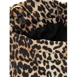 Brown Recycled Polyamide Clutch Bag
