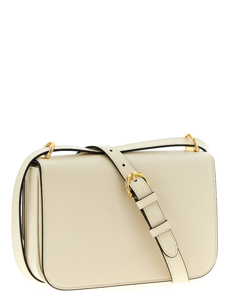 White Calfskin Shoulder Bag alternative
