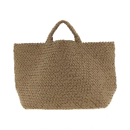 Beige Neoprene Tote Bag