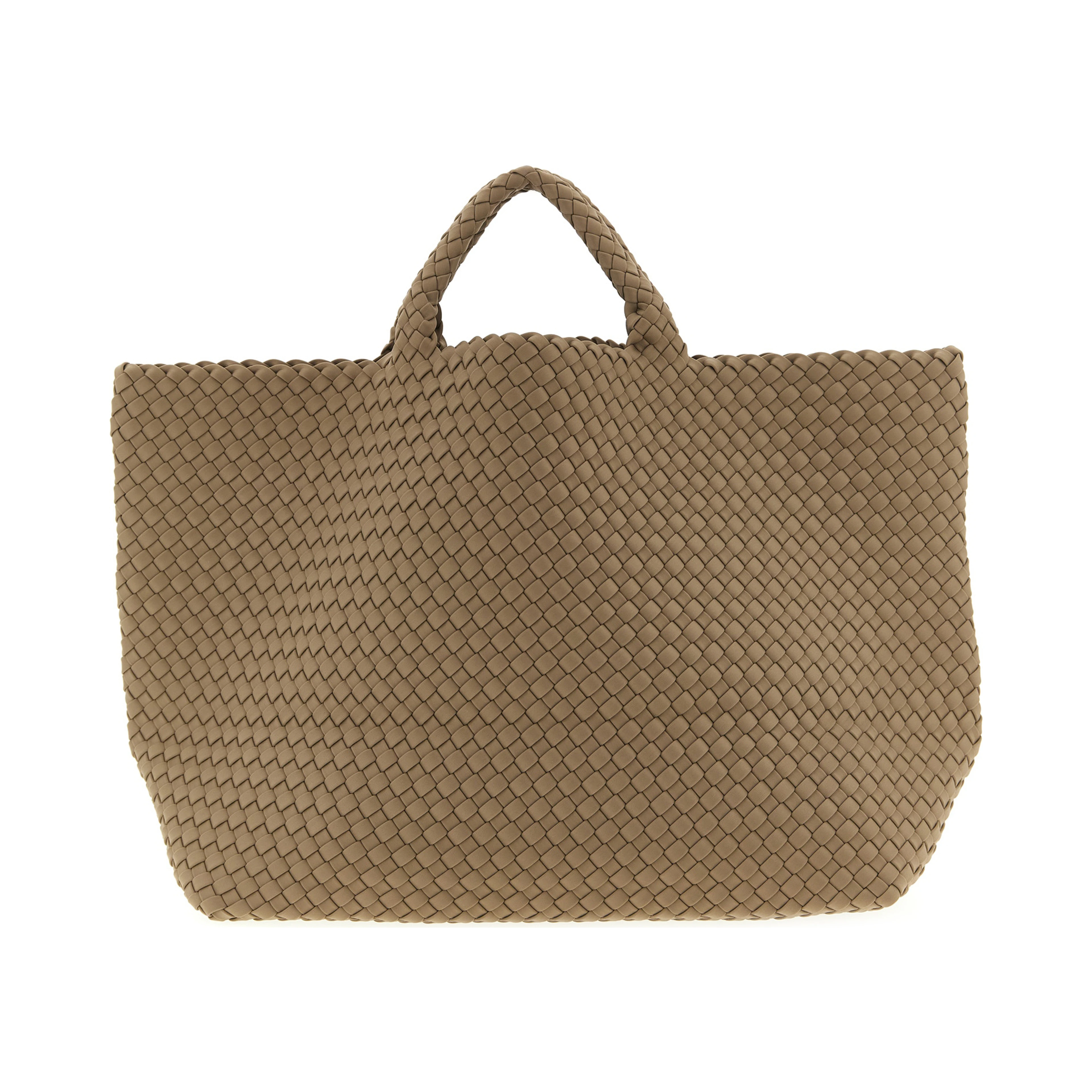 Beige Neoprene Tote Bag