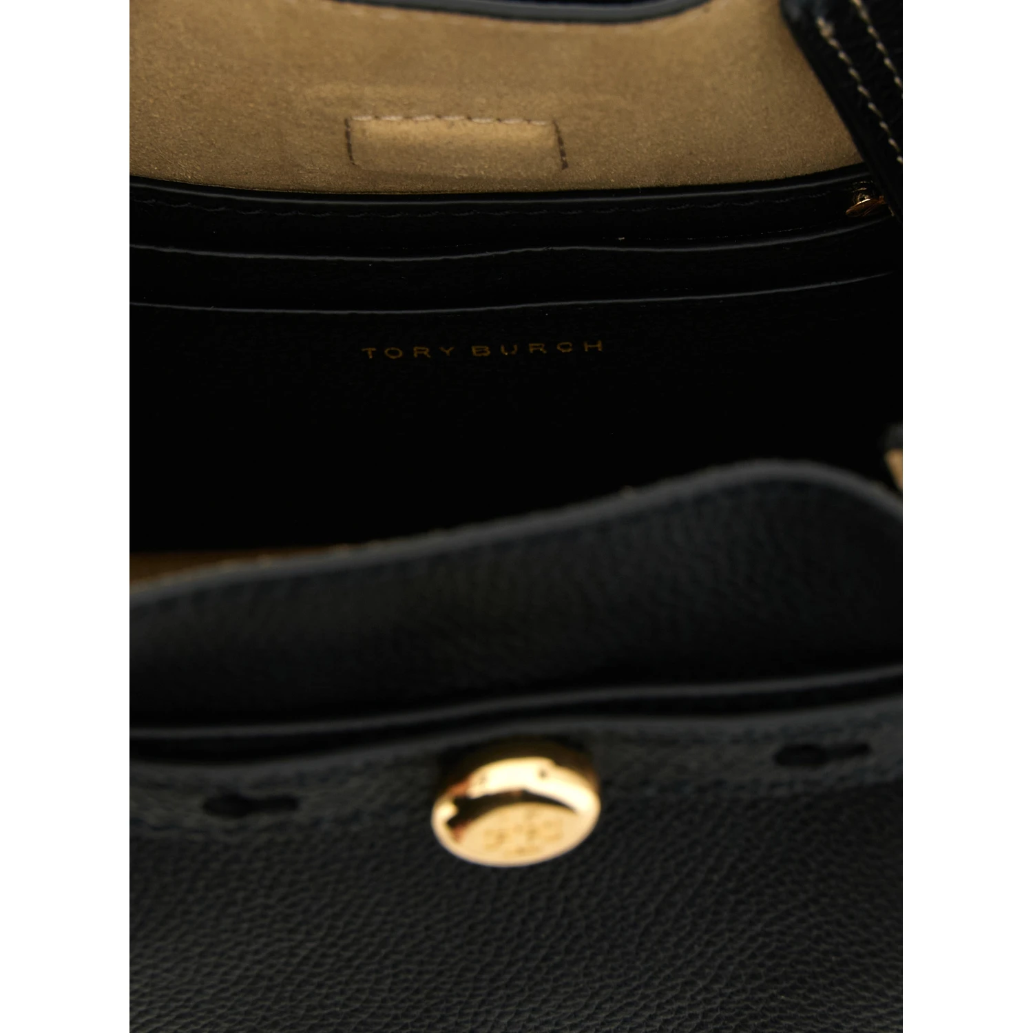 Black Cowhide Crossbody Bag