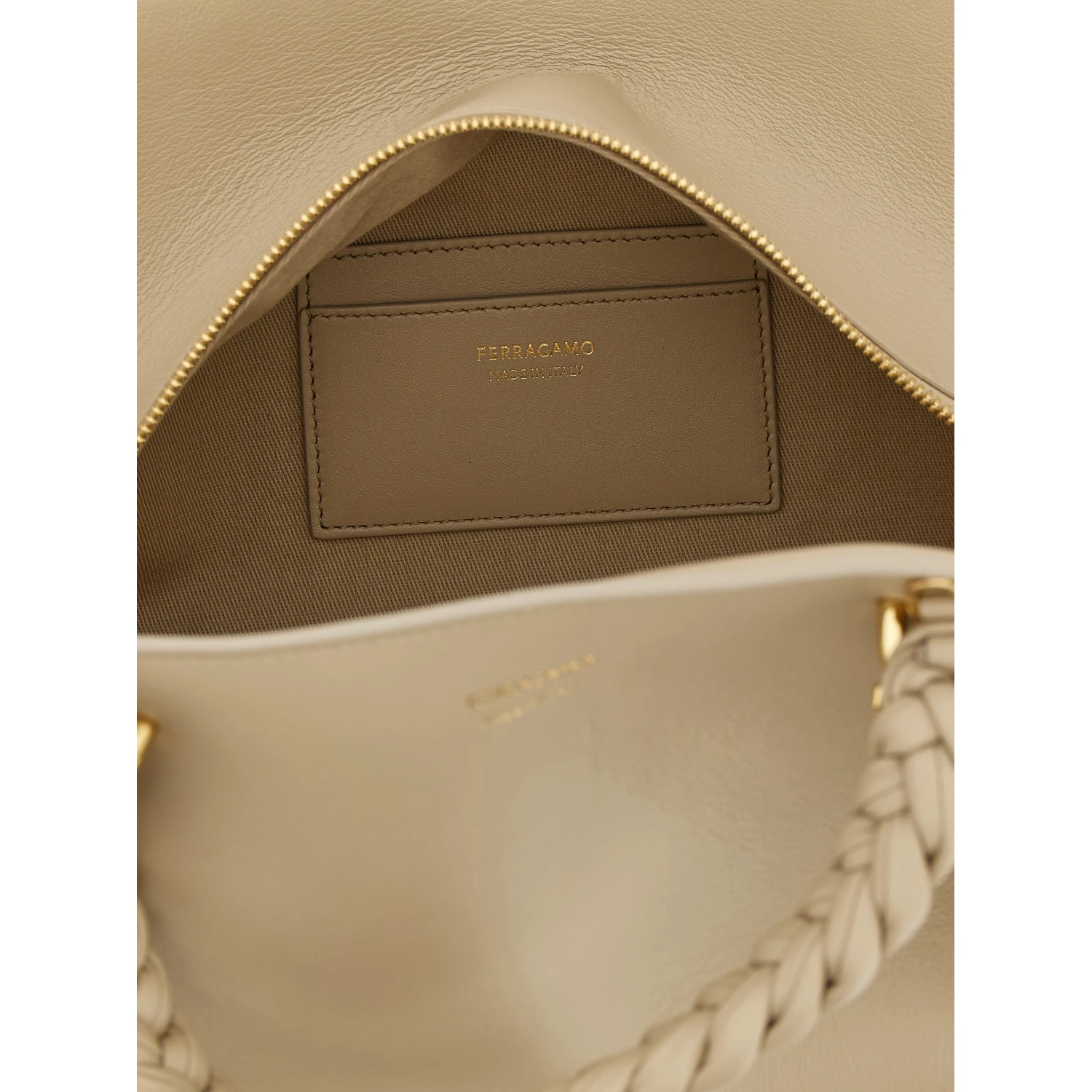 Gray Calfskin Handbag