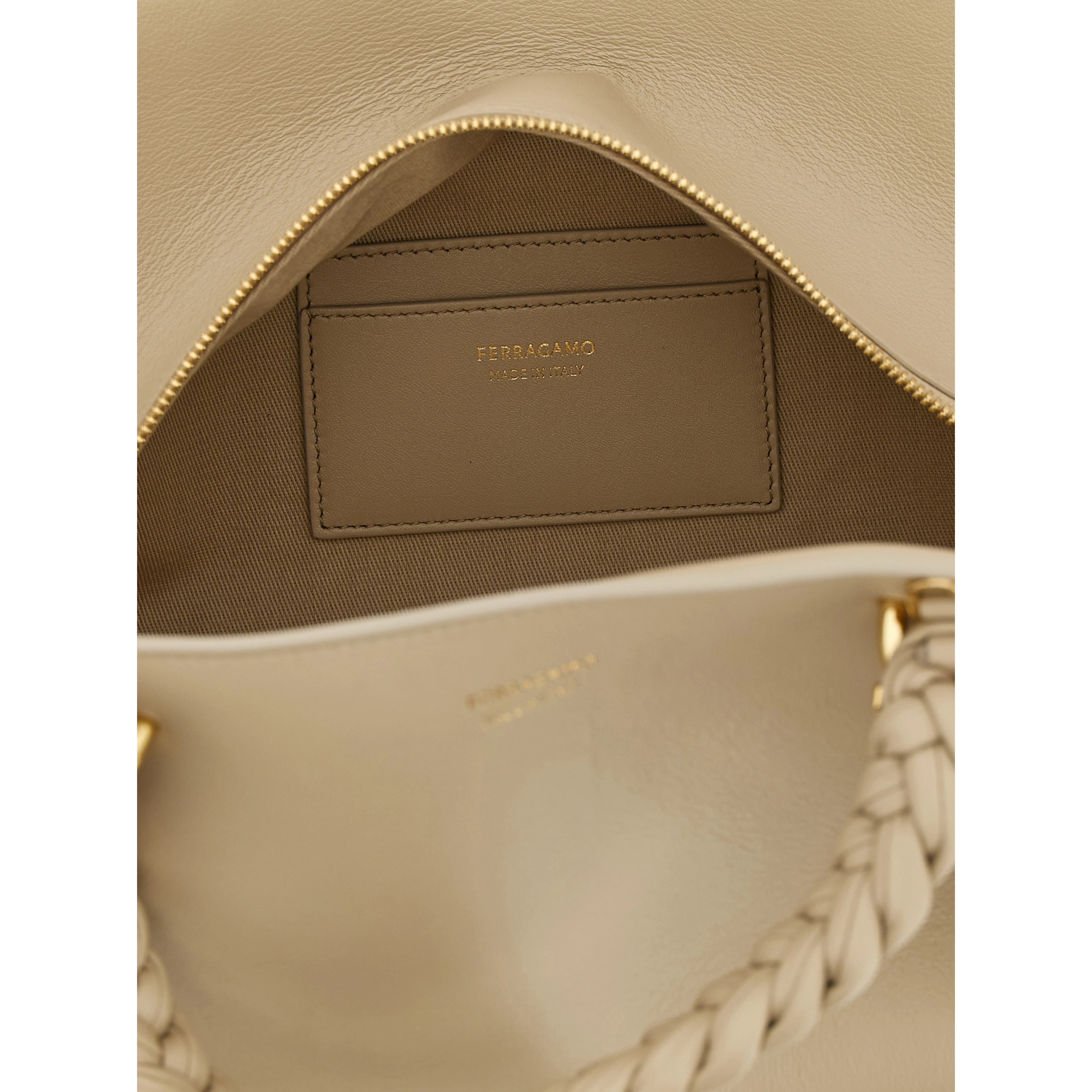 Gray Calfskin Handbag