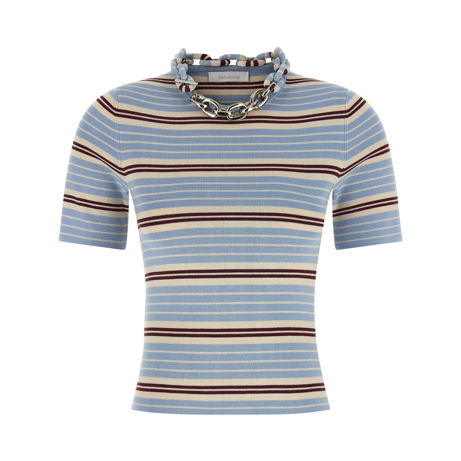 Blue Textile T-Shirt