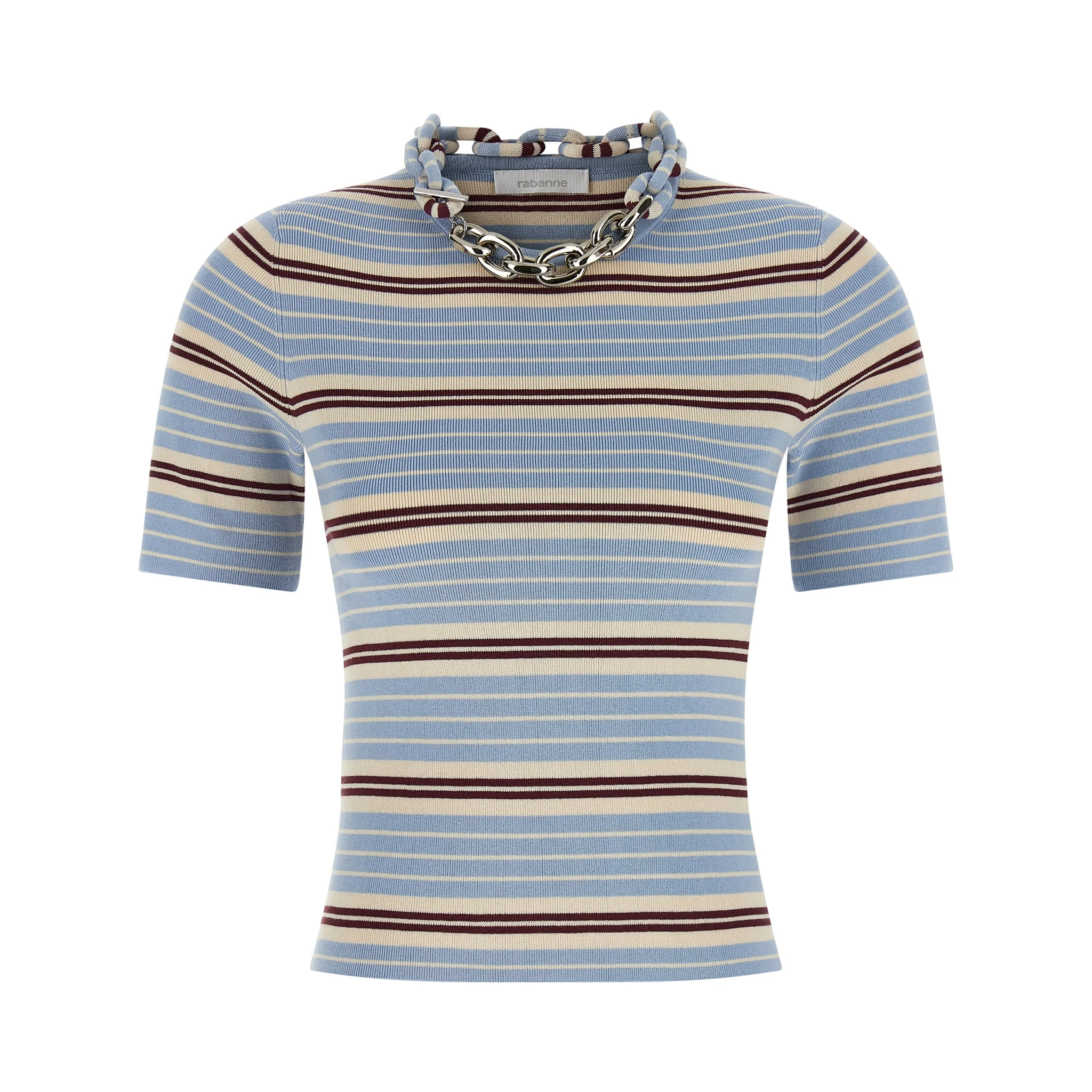 Blue Textile T-Shirt