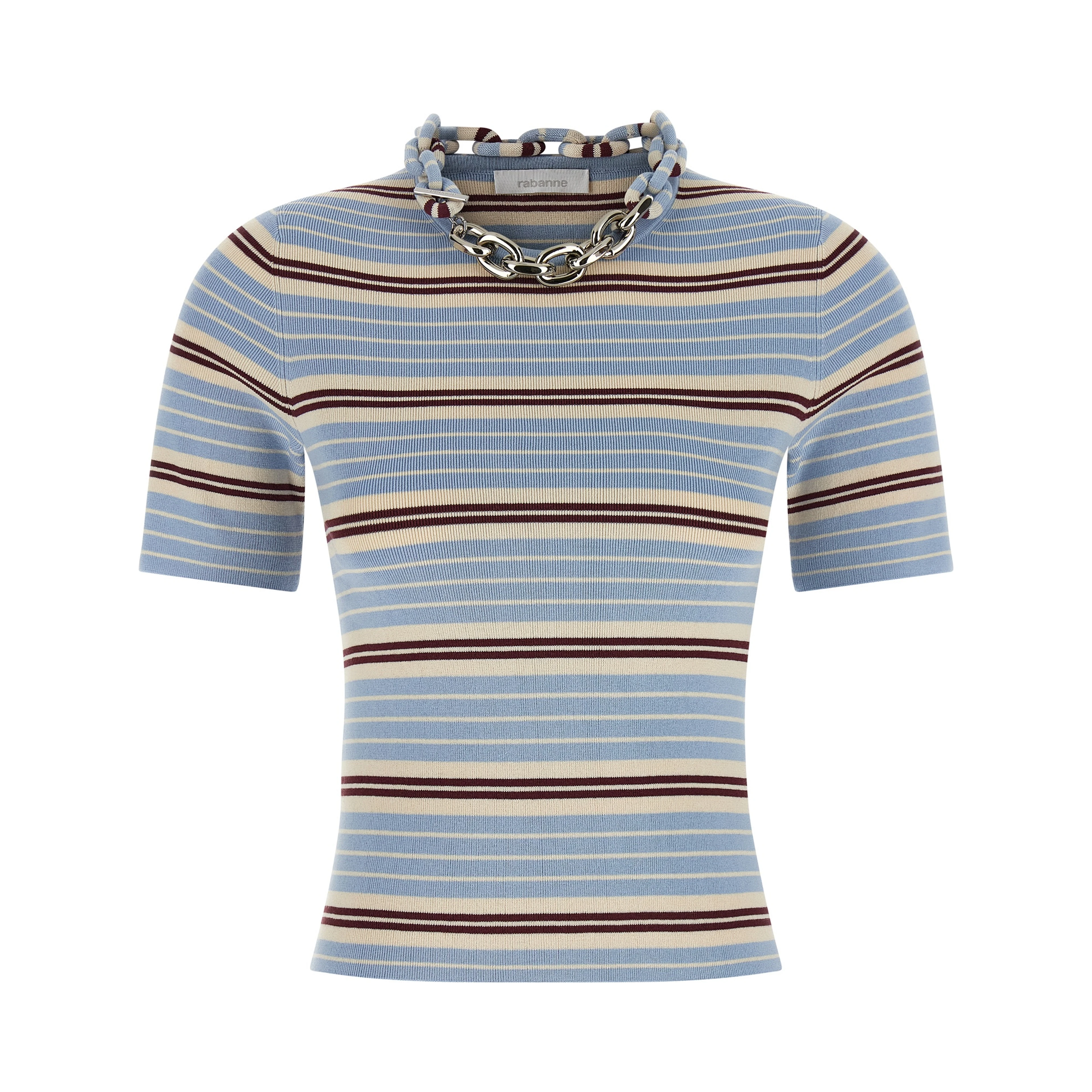 Blue Textile T-Shirt