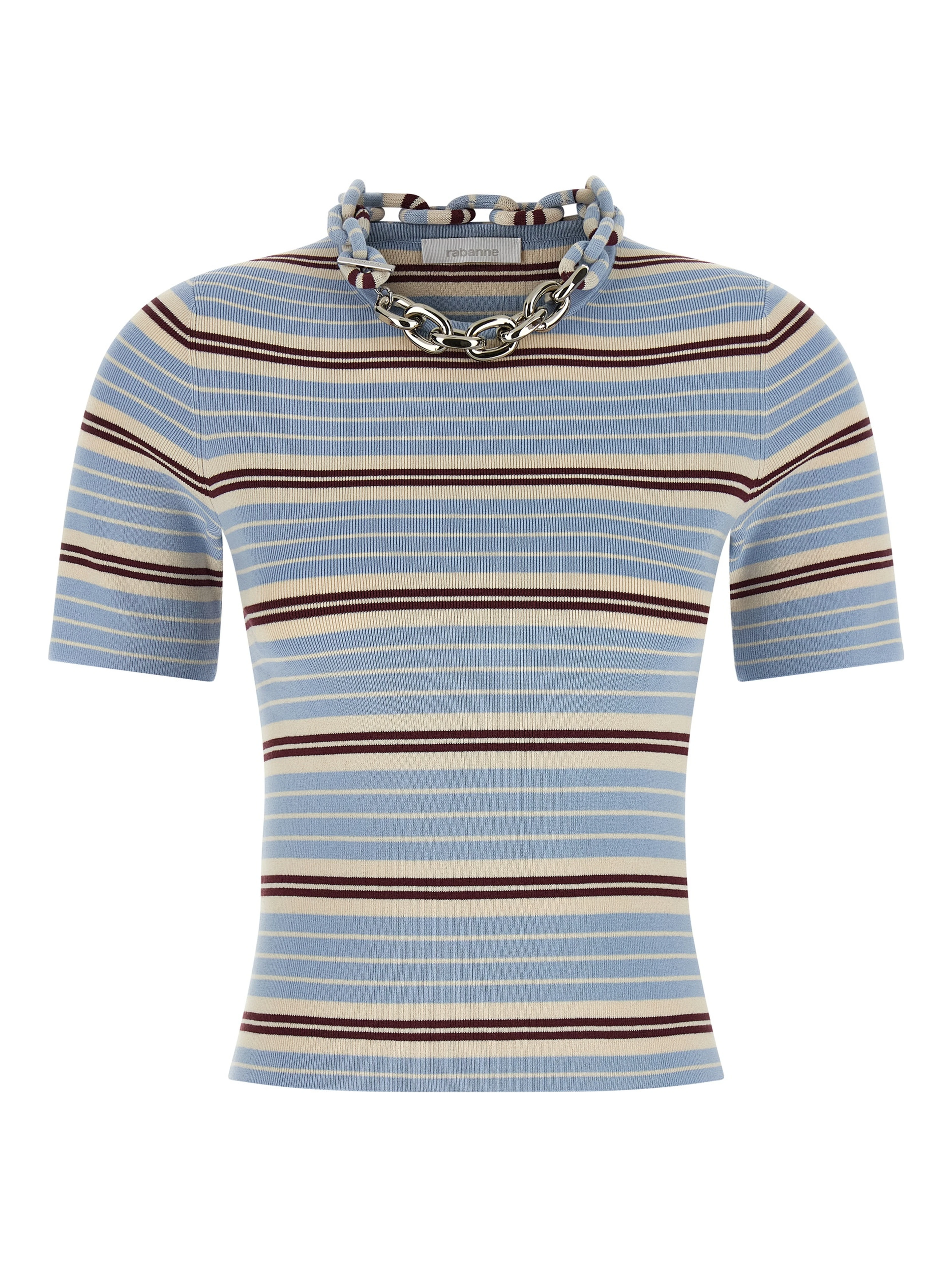 Blue Textile T-Shirt