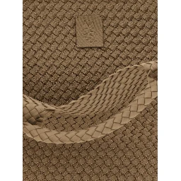 Beige Neoprene Tote Bag